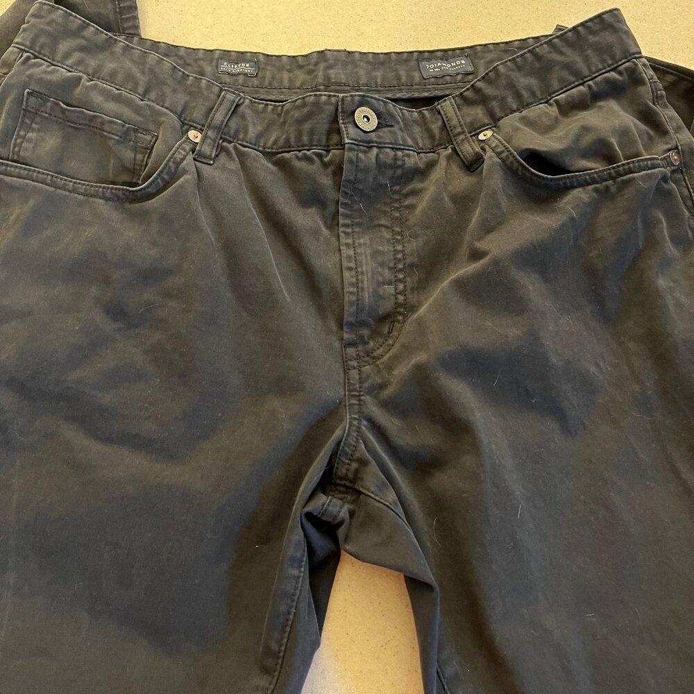 Men's Black Chinos (Jean style) 34W 32L